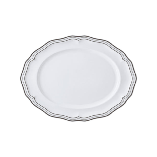 Steelite 62582FP818 Oval Platter 9.0" X 6.75" X 0.875" Adelina