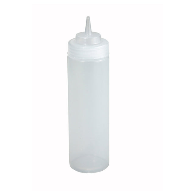 Winco PSW-24 Squeeze Bottle 24 Oz. Wide Mouth