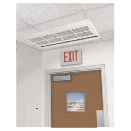 Curtron S-ICM-72-2 In-Ceiling Mounted Air Curtain Covers Area Up To 72"W (2) 2-speed 1/2 HP Motors