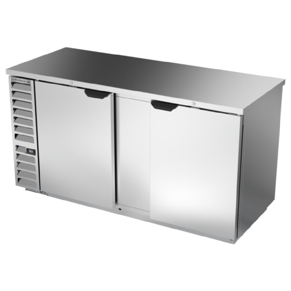 Beverage Air BB68HC-1-F-S Refrigerated Food Rated Back Bar Storage Cabinet Two-section