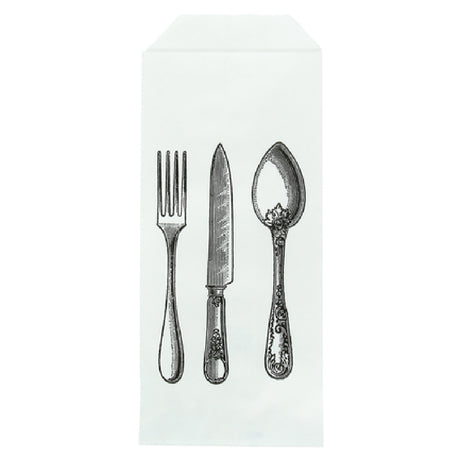 PacknWood 210SACHCV - Cutlery Bag, 7.45" X 3.37"W, With Fork/knife/spoon Design