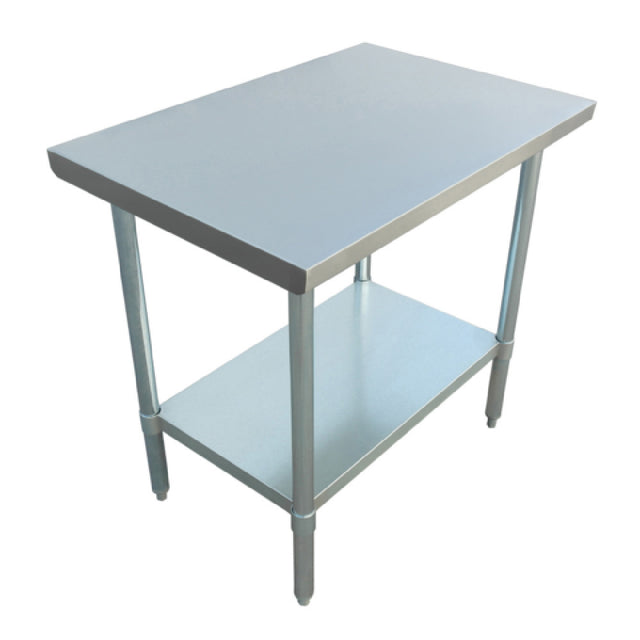 Admiral Craft WT-3048-E Commercial Work Table 48"W X 30"D 18/430 Stainless Steel Worktop