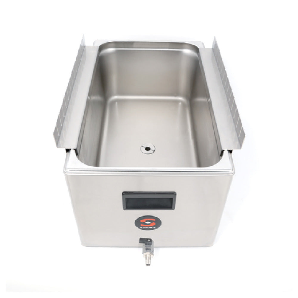 Sammic 1180188 (1180188) Support Set For Tank Dividers. Comes With Two (2) Stainless Steel Made Supports Usable On 7 Gal And 14 Gal Tanks. Line Up And Support Tank Dividers For Separate Compartments To Organize The Tank For Multi-product Use And For FIF