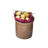 Bon Chef 9202TERRA - Salad Dressing Crock, Rimmed, 1 Qt. 8 Oz.