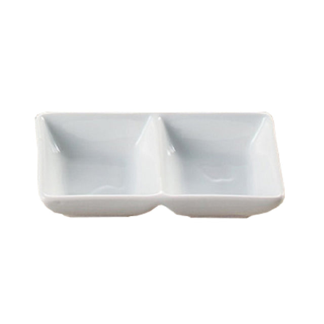 Yanco ML-725 Main Land Divided Tray 2 Oz. Each Compartment 5-1/2"L X 2-3/4"W X 1-3/8"H