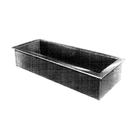 Delfield N8046N Drop-In Narrow Ice Cooled Cold Pan 46-3/4" W X 18" D (2) 12" X 20" Pan Size