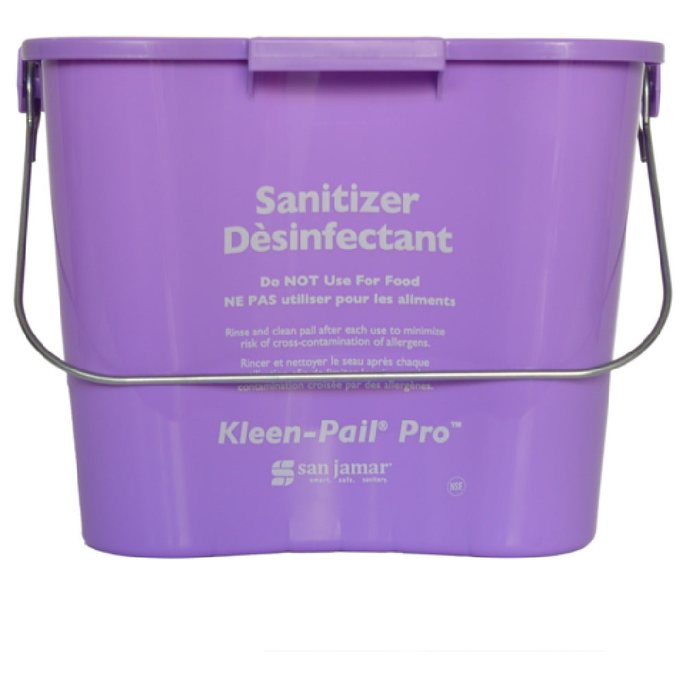 Carlisle KPP196PR San Jamar Kleen-Pail® Pro™ 6 Qt. Rounded Corners