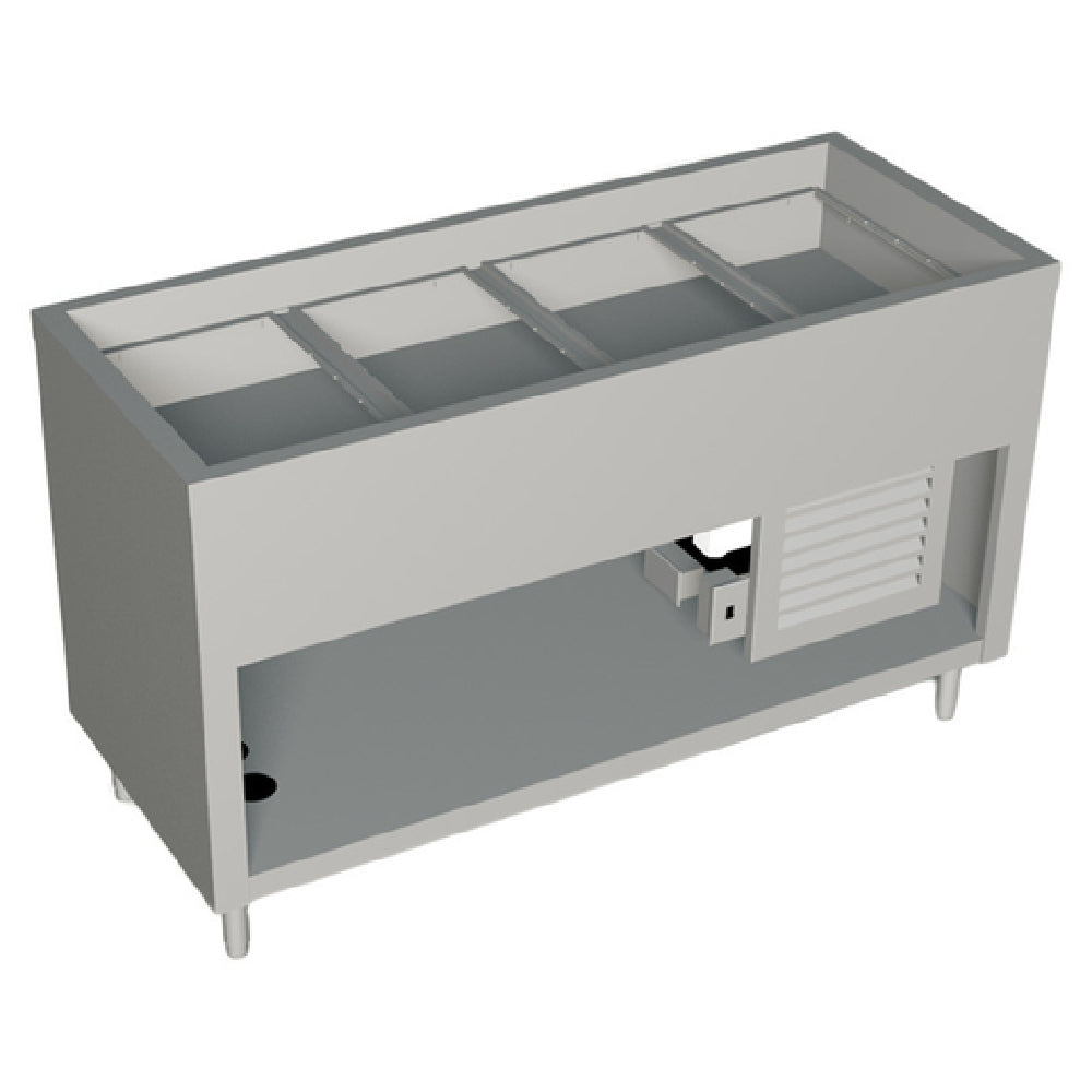 Duke 316-25SS-N7 AeroServ™ Cold Pan Unit 60"W X 24-1/2"D X 36"H 20 Ga Stainless Steel Top