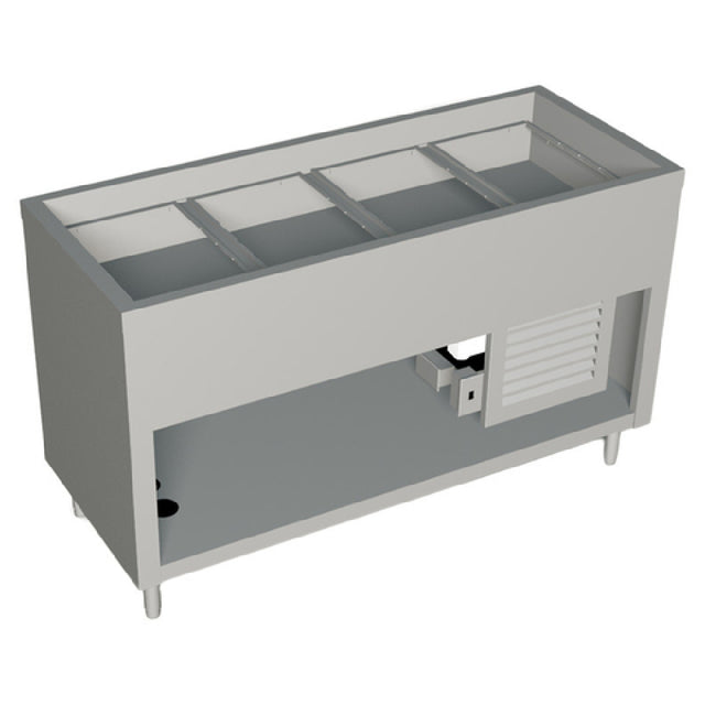 Duke 316-25SS-N7 AeroServ™ Cold Pan Unit 60"W X 24-1/2"D X 36"H 20 Ga Stainless Steel Top