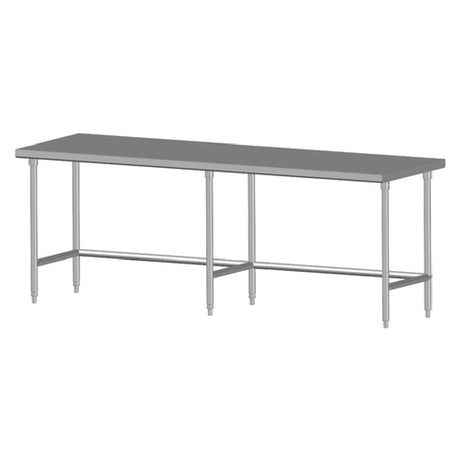 SPG 10SLC-24 - Universal Stainless Work Table, 120"W X 24"D, 16/300 Series Stainless Steel Top