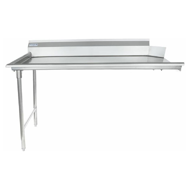 Empura Stainless E-CDT-60L Stainless Steel Clean Dish Table Left Side 60"W X 30"D X 43.75" H