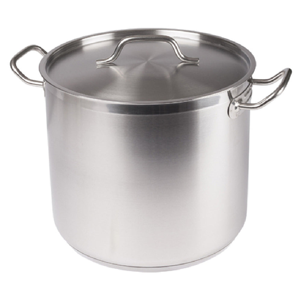 Winco SST-20 Premium Induction Stock Pot 20 Qt. 11-3/4" Dia. X 10-1/4"H