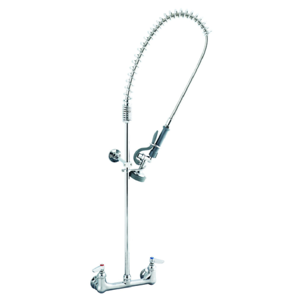 T&S Brass B-0133-B-145X Pre-Rinse Unit 8" Wall Mount 12" Riser