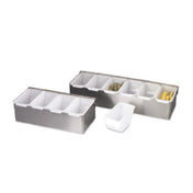 Alegacy Foodservice Products 79303 Bar Caddy 17-3/4" X 5-1/2" X 3-1/2" (6) 1 Pint Compartments