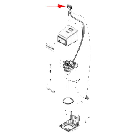 Franklin Machine Products 176-1031 Motor Switch 1-1/4"L X 3/4"W X 1-1/4"D 3 PST Switch