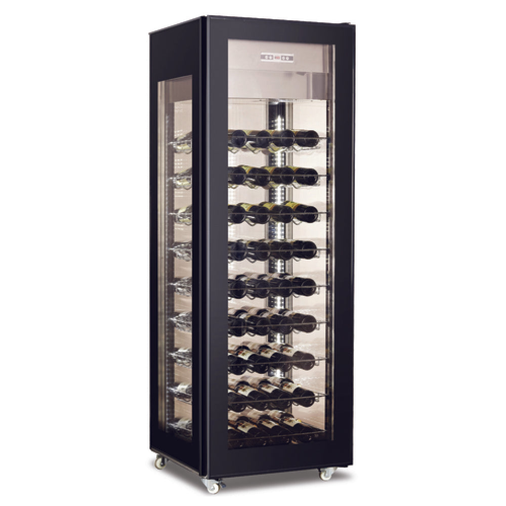 Omcan 43458 (WC-CN-0400) Showcase Wine Refrigerator Top Mounted Compressor