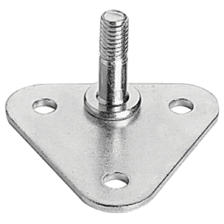 SPG BPLATE - Amco Post Plate, Mounts Post To Floor Or Counter Top, Plated