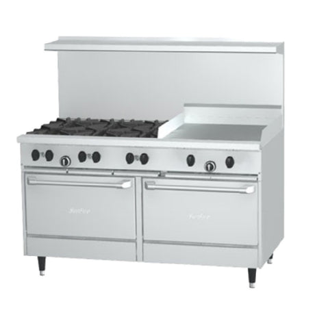 Garland X60-6G24RR_NAT Sunfire® Restaurant Range Gas 60"