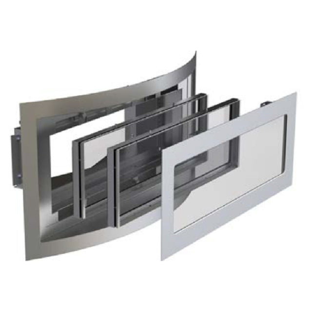 Wood Stone 6-180-ACVW Secondary Opening Non-vented Non-operational Viewing Window At 180 Degrees (Opposite) Of Control Door