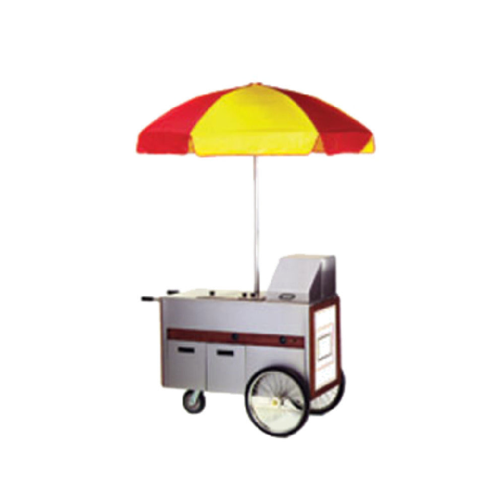 Eagle HDC48-120NYF Hot Food Merchandising Cart 48"L X 22-1/2"W (2) Insulated Heat Wells