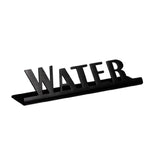 Service Ideas 1C-ST-WATER-SIGN-BX Service Ideas Laser Cut ID/Table Sign 18/8 Stainless