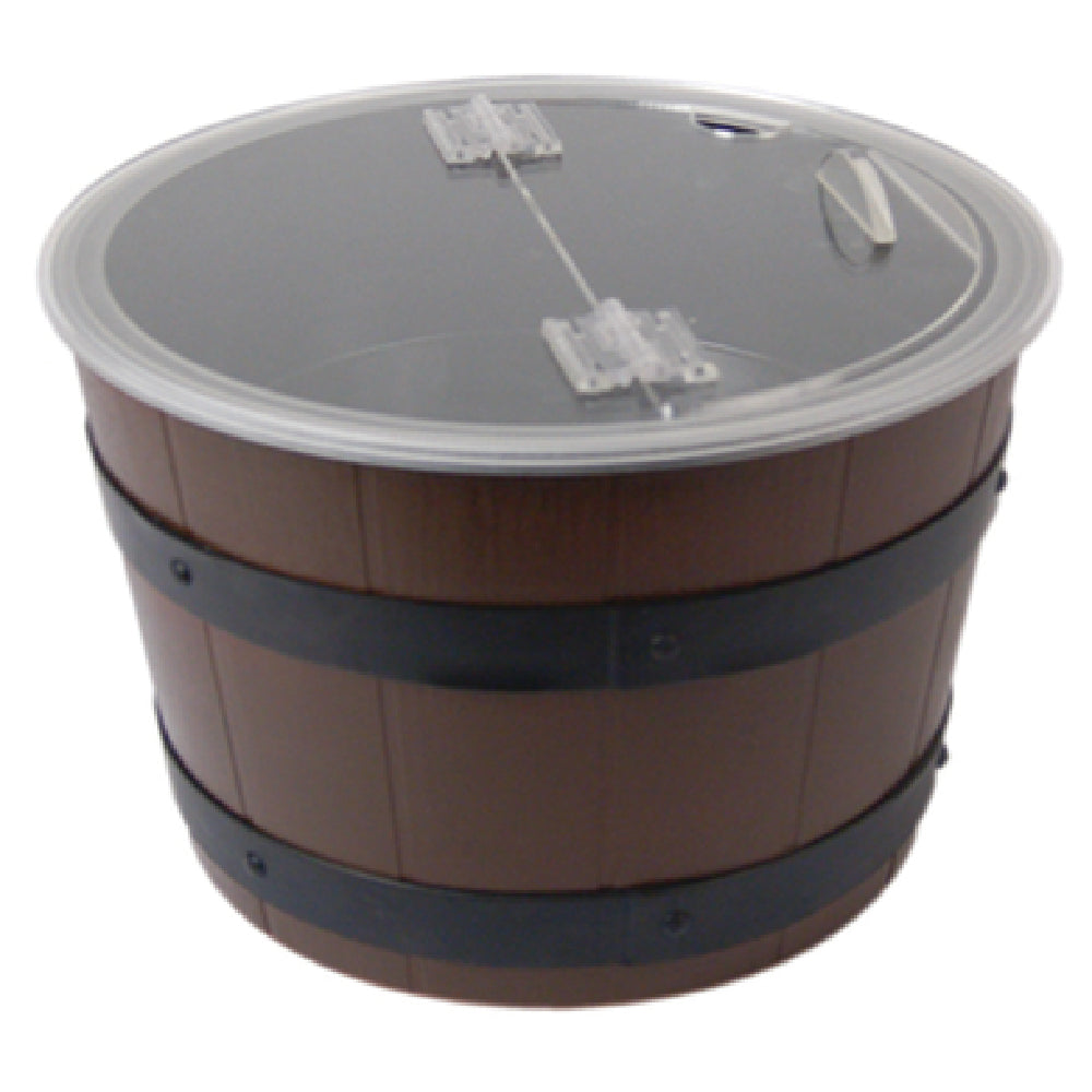 Bauscher Hepp BBS350 - Gourmet Barrel Bowl Set, 4-3/4 Qt., Includes: (1) 12" Dia. X 7-3/4"H Brown ABS Bowl