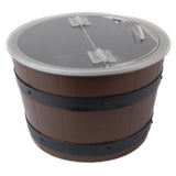 Bauscher Hepp BBS360 - Gourmet Barrel Bowl Set, 6-3/4 Qt., Includes: (1) 12" Dia. X 7-3/4"H Brown ABS Bowl
