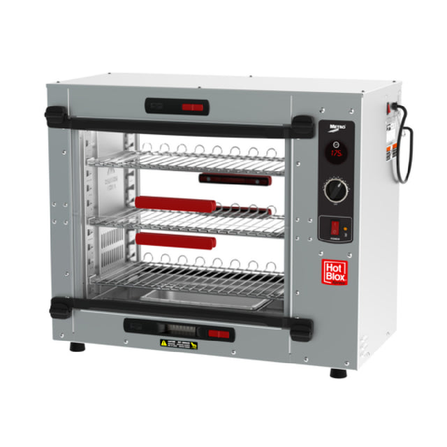 Metro HBCS6-BP HotBlox Xpress S6 Quick Access Pass-Thru Holding Cabinet Countertop