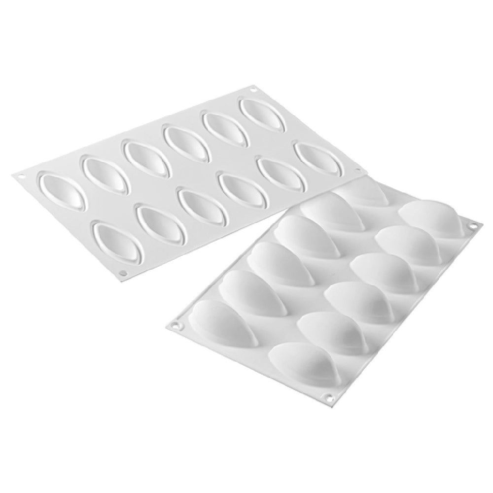 Matfer 258313 Silikomart® 3D Mold "Quenelle 24" 11-3/4"L X 7"W