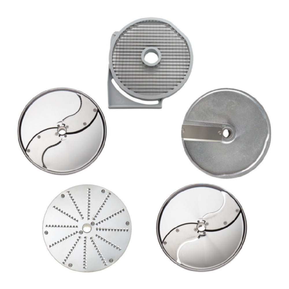 Eurodib 653870 Dito Sama Discs Dia. 205 Mm (4mm And 6mm Slicer 6mm Julienne/shredder 5mm And 10 Mm Slicer 10x10mm Grid)