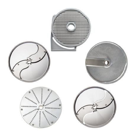 Eurodib 653870 Dito Sama Discs Dia. 205 Mm (4mm And 6mm Slicer 6mm Julienne/shredder 5mm And 10 Mm Slicer 10x10mm Grid)
