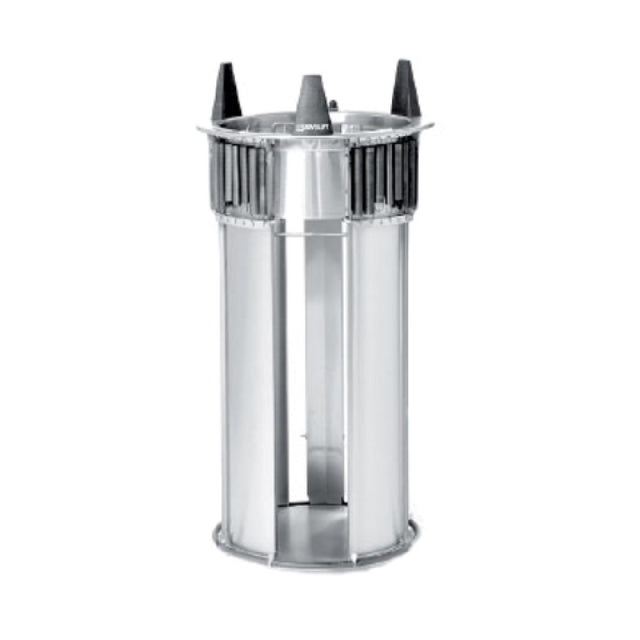 Piper Products ATS-8 - Plate Dispenser, Tubular Drop-in Style, (1) Self-elevating Dish Dispensing Tube