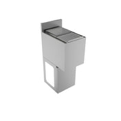 BK Resources UBB-18-IB12 Underbar Ice Bin 12"L X 21"W X 34"H 33 Lbs Capacity