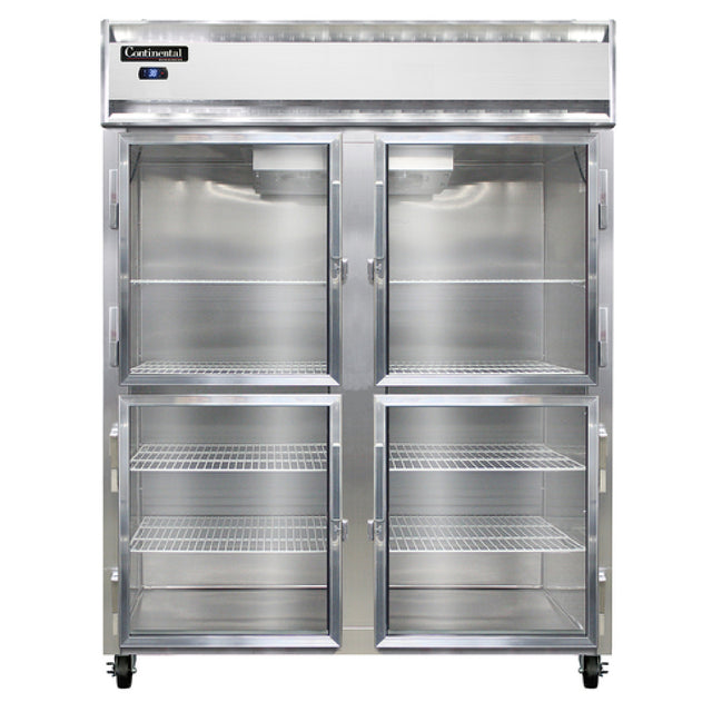 Continental Refrigerator 2RESNGDHD Extra-Wide Refrigerator Reach-in 57"W