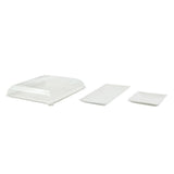 PacknWood BCHIC193 - VIP Set, Includes: (1) Bio N Chic White Sugarcane Plate - 7 X 7in - 100 Pcs (210BCHIC180)