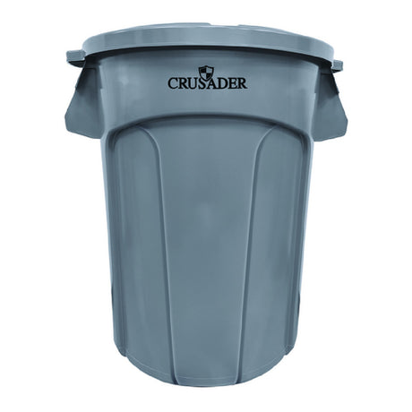 Quantum CTC-44_RED - Crusader Round Heavy-duty Utility Container, 44 Gallon, 24" Dia. X 31-1/2" H