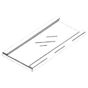 Franklin Machine Products 188-1185 Bracket Wall Mount Model 298-1/2"W X 11-7/8"L