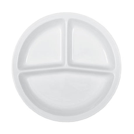 Bauscher Hepp 592424 - Compartment Plate, 10-1/5" Dia., 3-compartment