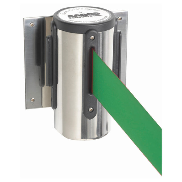 Aarco WM-10CGR WM-10CGR Form-A-Line™ System Wall Mounted Retractable Belt With A Chrome Casing