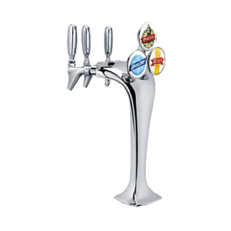 Micro Matic MM1093K-M Cobra™ Draft Beer Tower Countertop 16-7/8"H (height Less Medallions)