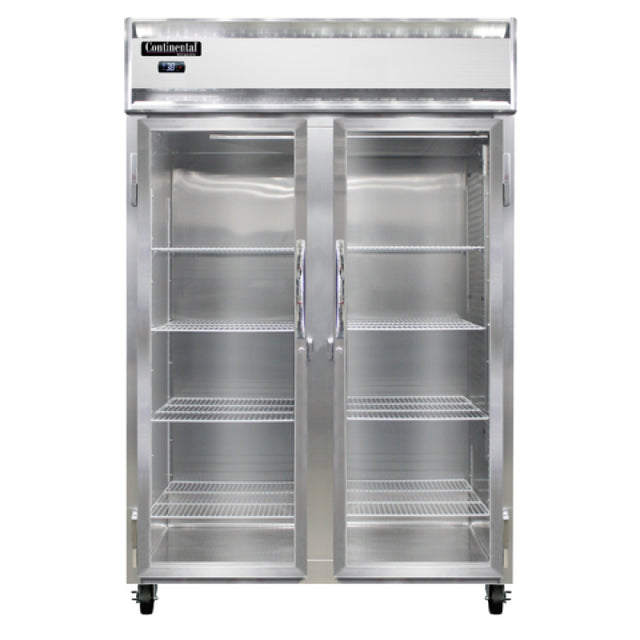 Continental Refrigerator 2RNPT-GD-SD Refrigerator 50 Cu. Ft. Capacity Pass-thru