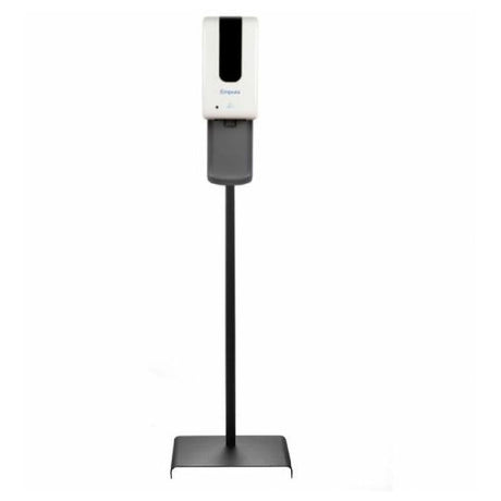 Empura Stainless 430-L-STAND_WH Empura Gel Sanitizer Station With Floor Stand 1200 ML With Drip Tray WHITE