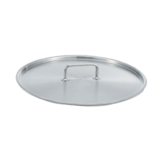 Vollrath 47778 Intrigue® Cover 15.7" (40cm) Diameter 18-8 Stainless With Heavy-duty Welded Solid Loop Handle