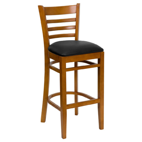 Flash Furniture XU-DGW0005BARLAD-CHY-BLKV-GG Hercules Series Restaurant Bar Stool