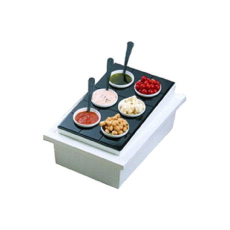 Bon Chef 9695PLATINUMGRA Ice Station 24-3/4" X 16-3/4" X 8-1/4" (outside Dimensions)