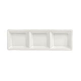 Steelite A400P075 Divided Condiment Tray 1 Oz Per Well 7-1/2" X 2-1/2"