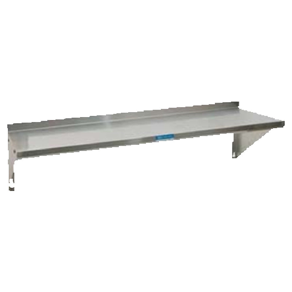 Franklin Machine Products 280-1913 SHELF WALL(72"W X 16"D Stainless Steel)