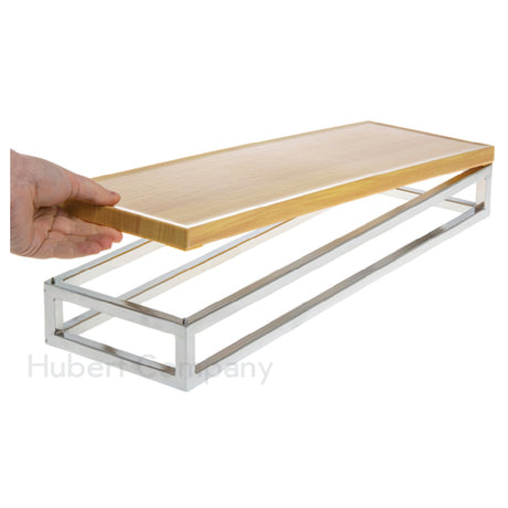 Hubert 48494 - Cerve Collection Riser, 20-1/2"L X 6-2/5"W X 3-1/5"H, Short