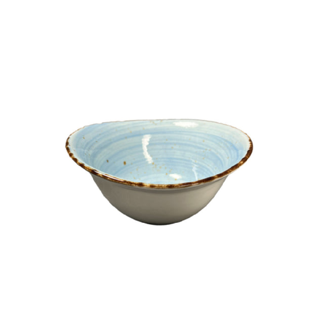 Vertex China LTS-B60 Flare Bowl 6-1/4”W X 5-1/2”D X 2-3/4” Hand Painted