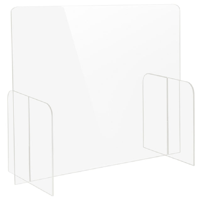 Bon Chef 90177-11 Tabletop Health Safety Shield 30"W X 12"D X 24"H Polished Edges